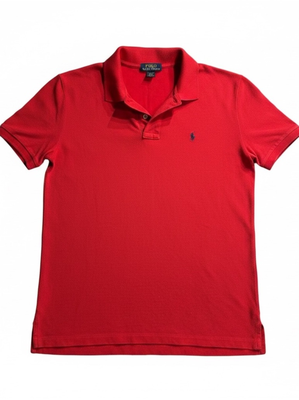 Polo by Ralph Lauren Bright Red Pique Polo